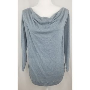 Rachel Zoe 3/4 Sleeve Cowl Neck Top Sz Medium NWT